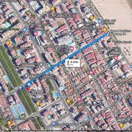 Appartement Jardin 5 Playa De Gandia - No Fiestas - Con Wifi Extérieur photo
